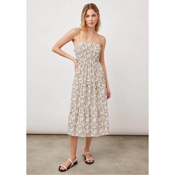 Rails Dresses & Skirts - Rails Leni Dress in Brown & White Floral - Size XL